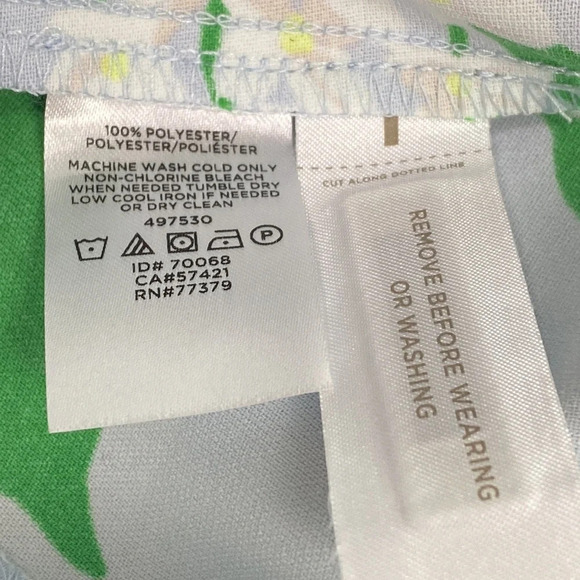 Ann Taylor Multicolor Floral Jewel Neck Flutter Sleeve Dress Size 2 - Picture 9 of 9